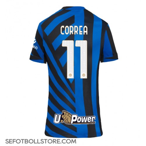 Inter Milan Joaquin Correa #11 Replika Hemmatröja Dam 2024-25 Kortärmad